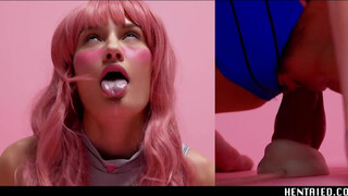 Kancsító ribanc vibrátorral valóságos orgazmus