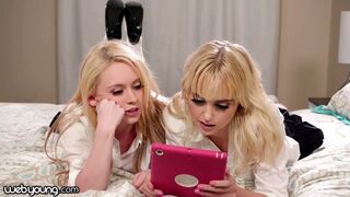 Chloe Cherry tini barátnő leszbikus játéka vadul