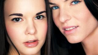 Tanárnő diáklány tiltott szexben elmerül