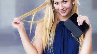 Tracy Lindsay szőke csábítása nedves puncival