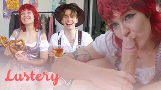 Német amatőrök Oktoberfesten dugnak公開ban