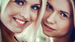 Érett szőkék leszbikusan nyalják egymás picsáját