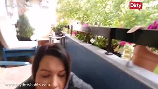 Balettlány szopja a hatalmas faszt