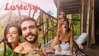 Lenyűgöző spanyol amatőrök dugnak az amazonasban