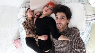 Amatőr hármasban vadul basznak tabuk nélkül