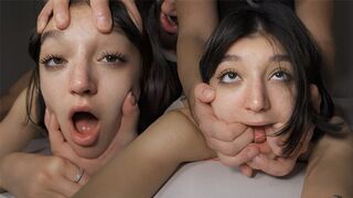 Madison Quinn vékony tini szajkája megdöbbentő kegyetlen baszástól