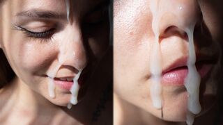 Forró tini élvezi a kutyapózban baszást, nagy gyönyörrel a cuki arcán