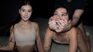 Három kemény ellen egy forró punci – én voltam a magányos lány