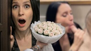 Február 14-én egy rajongó virágcsokrot hozott, meg kellett szívnom a farkát, hogy ne üsse nyélbe!