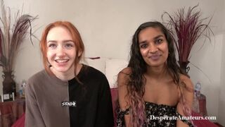 Kétségbeesett Amatőrök Válogatás: Dögös Milf Fisting és Interracial Akció a Castingon