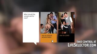 Forró hármas orgia a Life Selector világában
