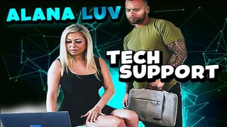 Forró Érett Alana Luv vad jutalomban részesíti a technikus srácot a Nookies csatornán