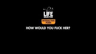 Vad utcai kaland a Life Selectorral - Forró anál és világos szőke POV élmény